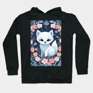 Kawaii arctic fox Hoodie